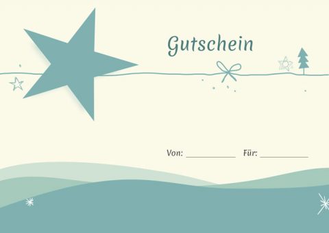 Drucke selbst! Kostenlose Gutscheinvorlagen zum selber ausdrucken ...